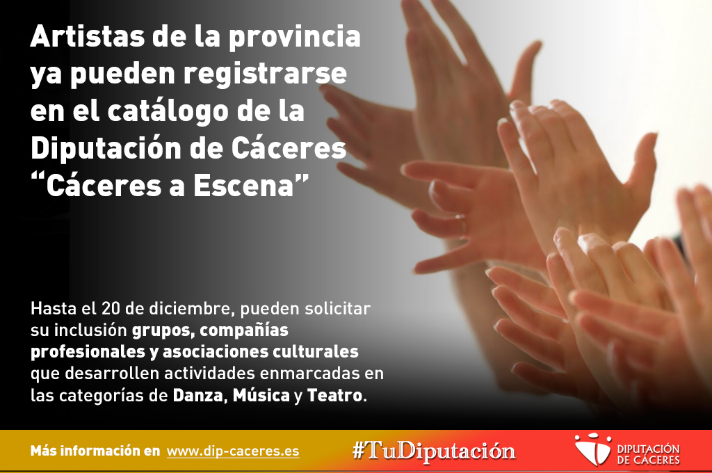 Catálogo de artistas - Cáceres a escena